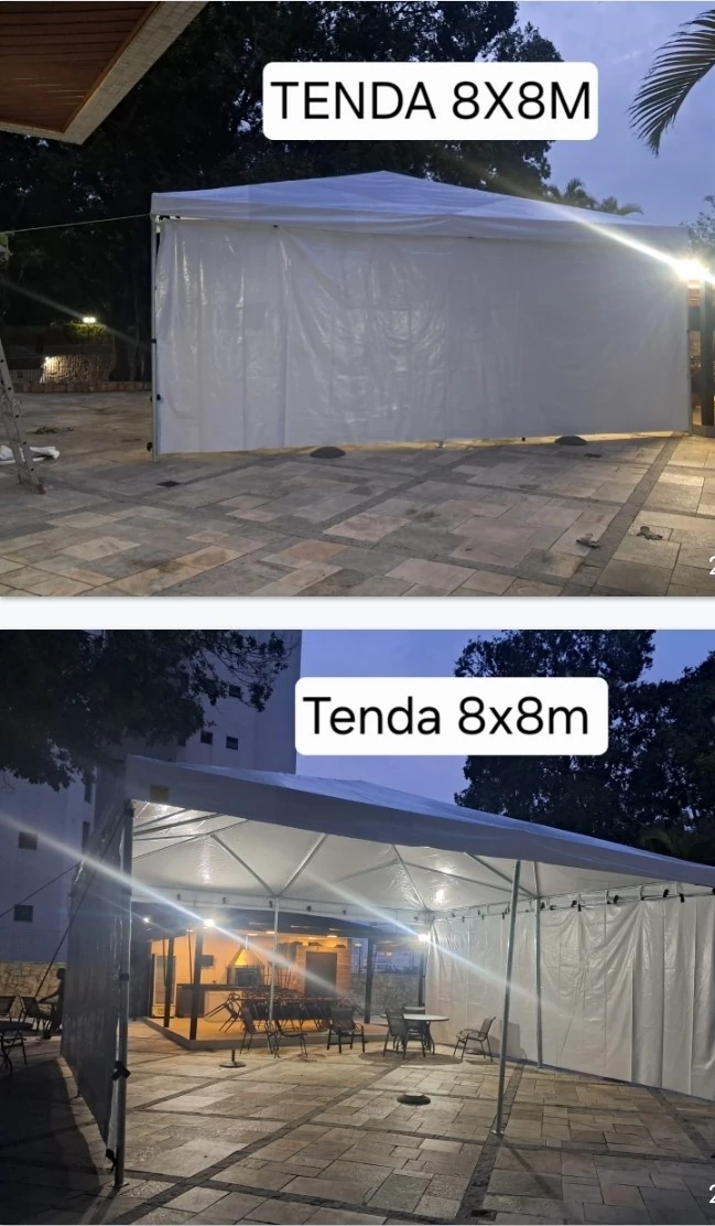 Aluguel de tenda grande para eventos